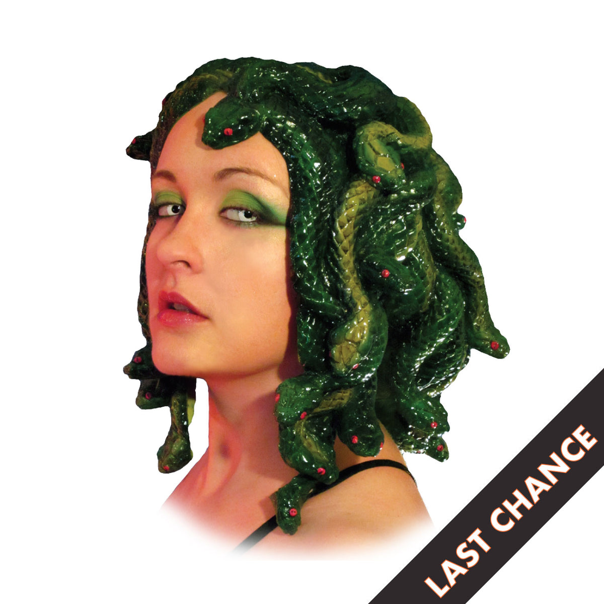 Medusa, Gorgon, Clash of the Titans Halloween Costume Wig, Greek Mythology,  Snake Latex Halloween Head Piece