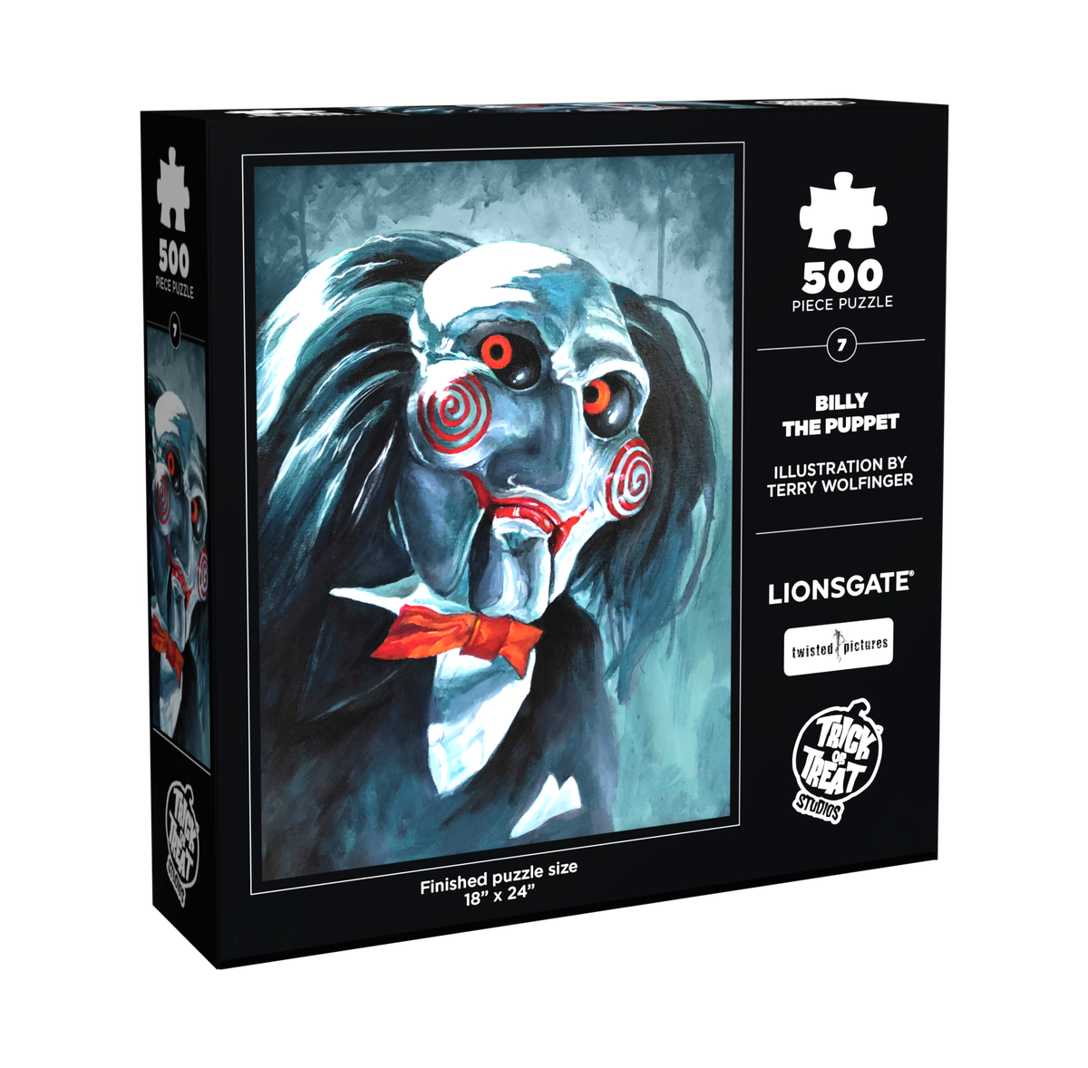 SAW- Billy the Puppet 500 Piece Jigsaw Puzzle – Trick Or Treat Studios SAW- Billy the Puppet 500 Piece Jigsaw Puzzle – Trick Or Treat Studios
