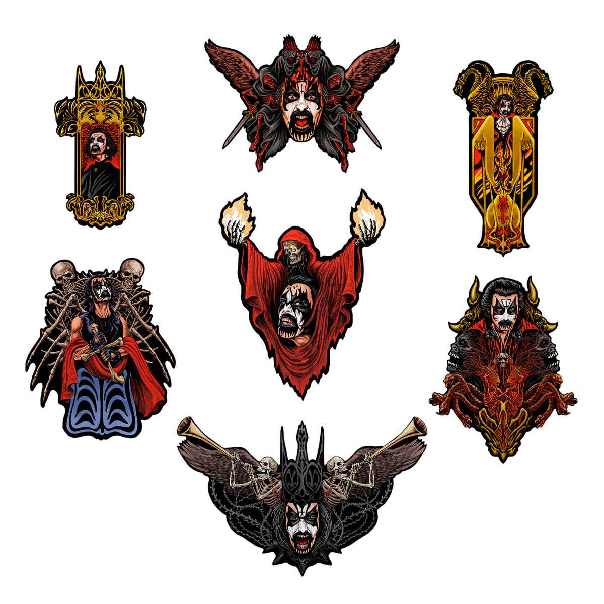 PRE-ORDER* King Diamond - Wall Decor – Trick Or Treat Studios