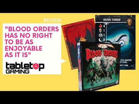 YouTube video - Blood Orders Review- Invite this board game in!
