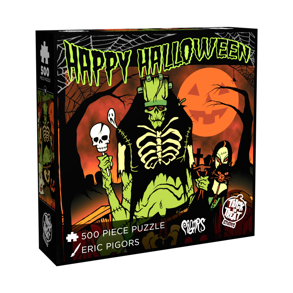 Happy Halloween°・*:.。.☆ゾンビno.2 Toxictoons - Happy Halloween 500 Piece Jigsaw Puzzle – Trick Or