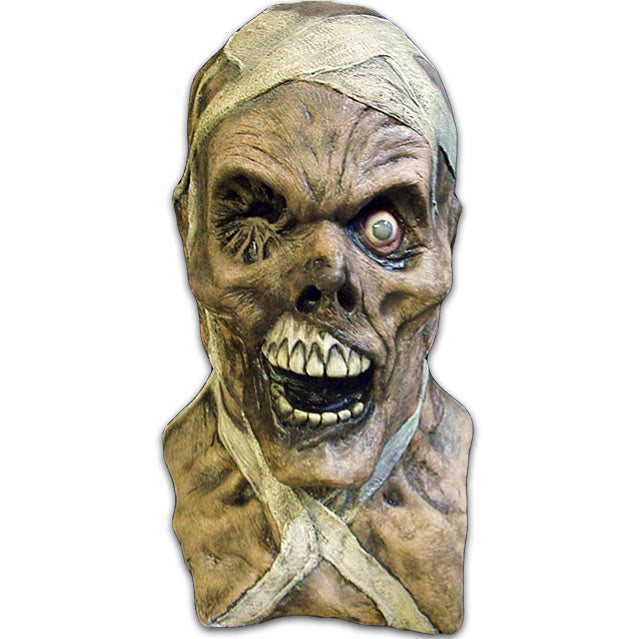 Mummy Halloween Mask, Scary Egyptian Zombie Boris Karloff Latex ...