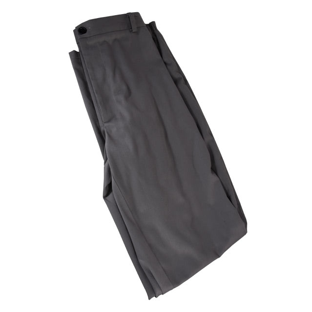 gray pants folded