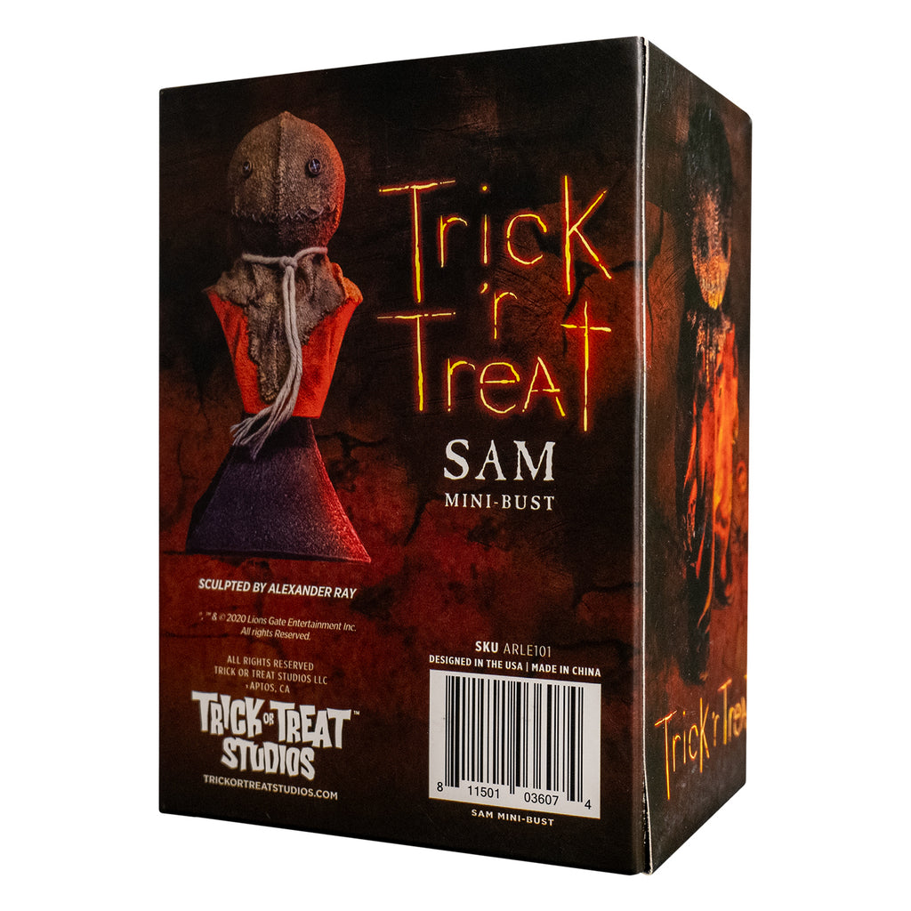 Los Sam Mini Ritual Trick r Treat Sam Mini Bust – Trick Or Treat Studios