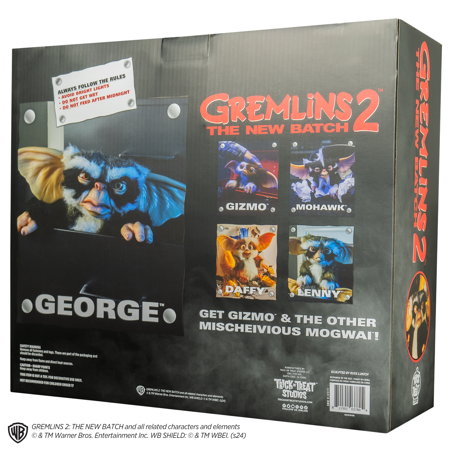 Gremlins 2: The New Batch - George Mogwai Prop – Trick Or Treat Gremlins 2: The New Batch - George Mogwai Prop – Trick Or Treat