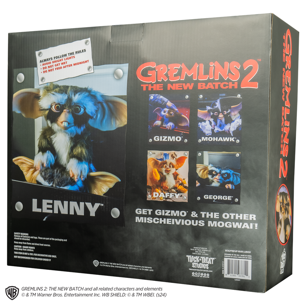 Gremlin Back Gremlins 2: The New Batch - Lenny Mogwai Prop – Trick Or Treat Studios