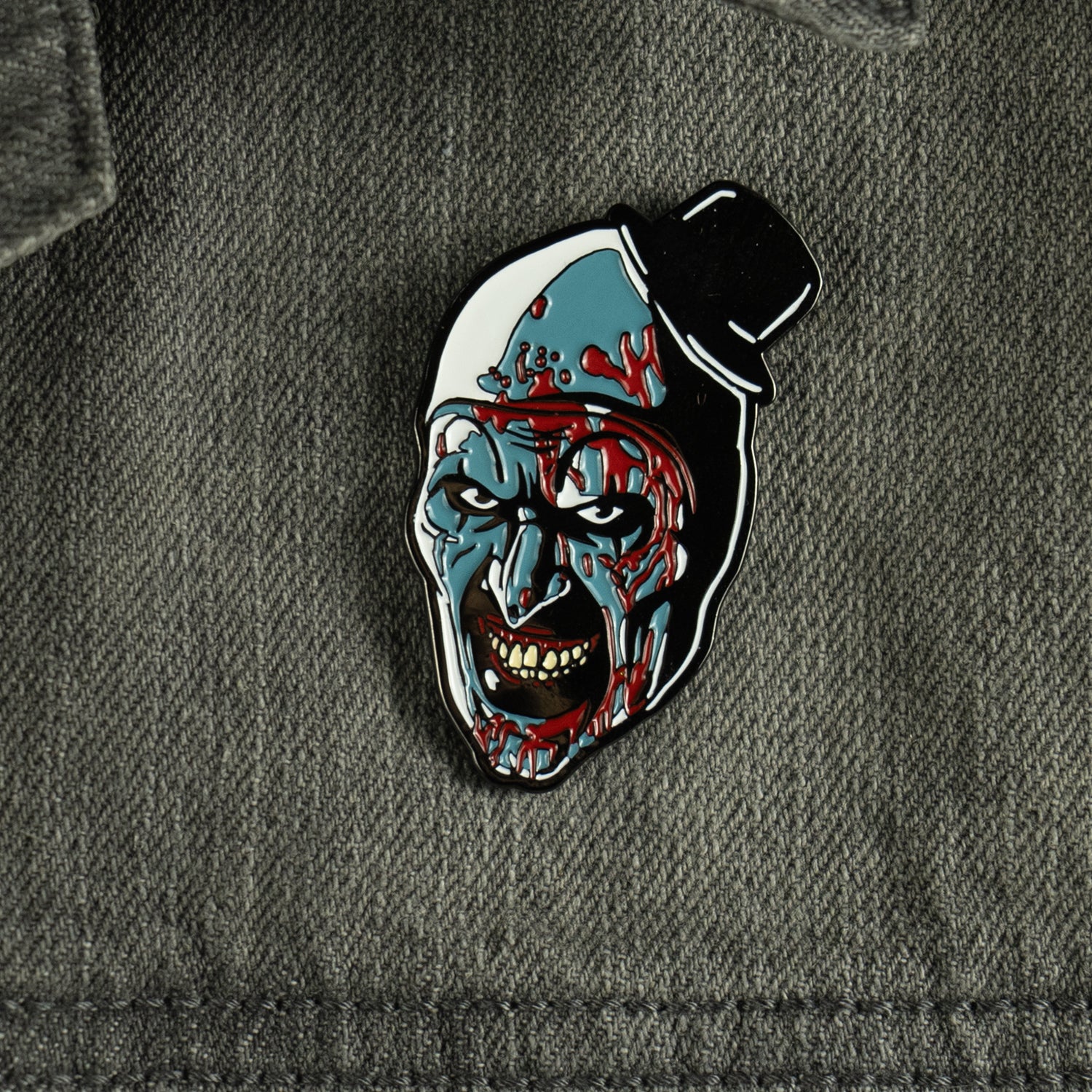 Terrifier 2 - Art the Clown Enamel Pin – Trick Or Treat Studios