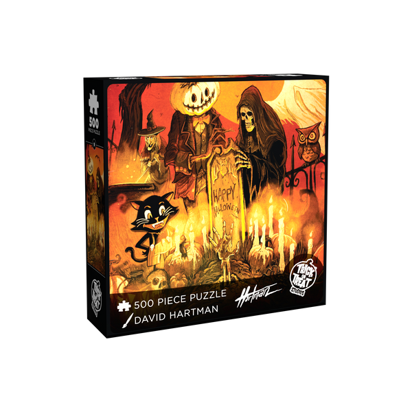 Halloween at the Cemetery 500 Piece Jigsaw Puzzle – Trick Or Treat
