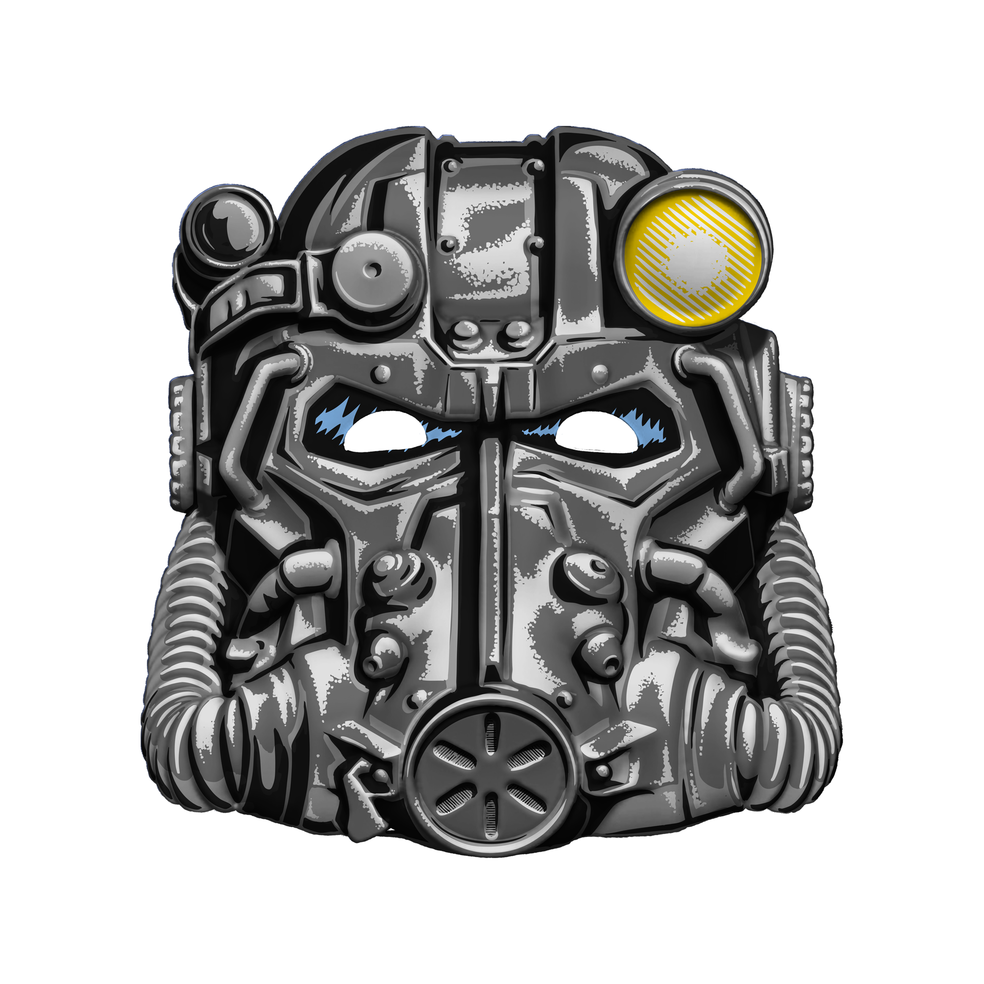 Fallout - Power Armor Helmet Retro Mask – Trick Or Treat Studios