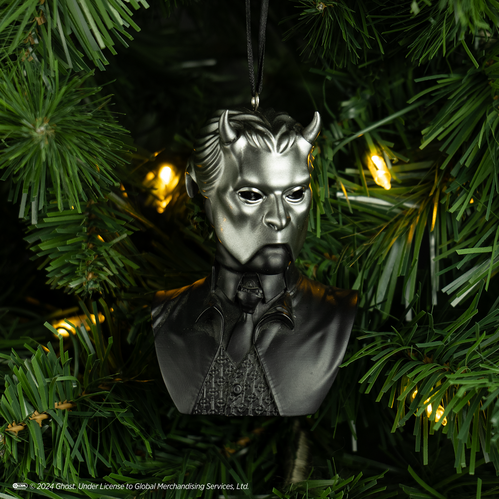 Papa Emeritus III Glows In The Dark Ghost Retro 3 3/4 Inch ReAction Figur Super7 Papa Emeritus III Glows In The Dark Ghost Retro 3 3/4 Inch ReAction Figur Super7