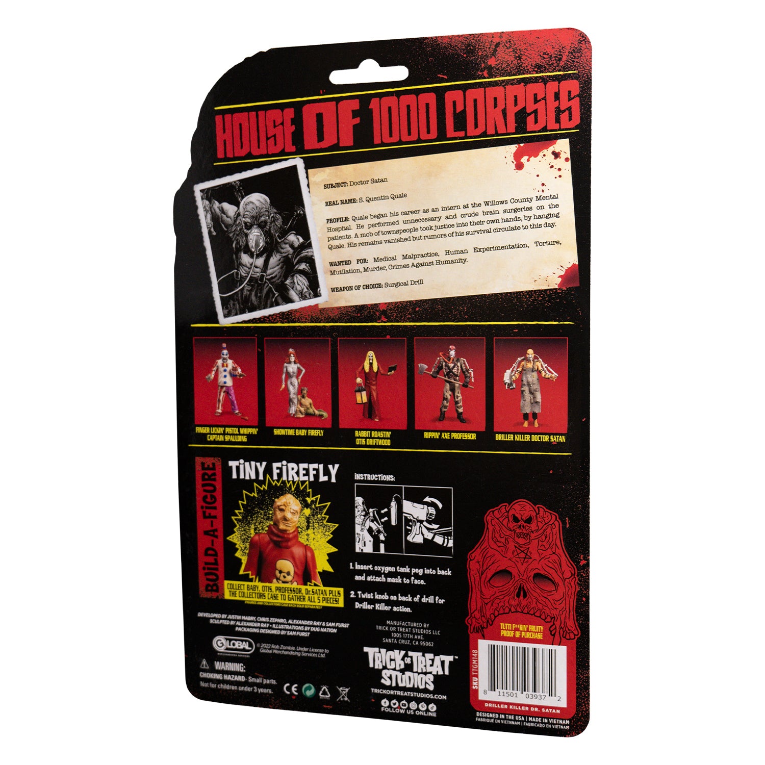 House of 1000 Corpses - Driller Killer Satan Figure – Trick Or
