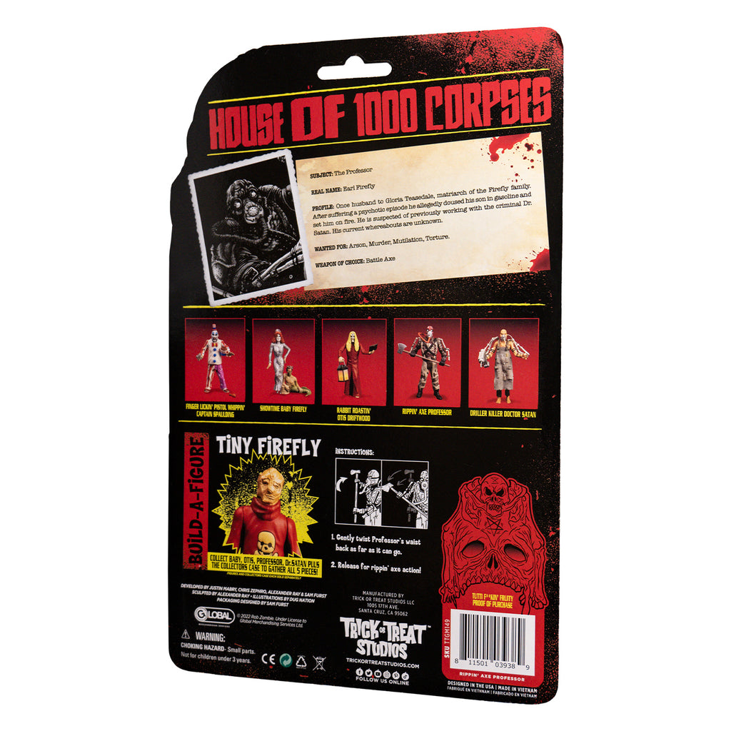 House of 1000 Corpses - Rippin Axe Professor Figure – Trick Or Treat ...