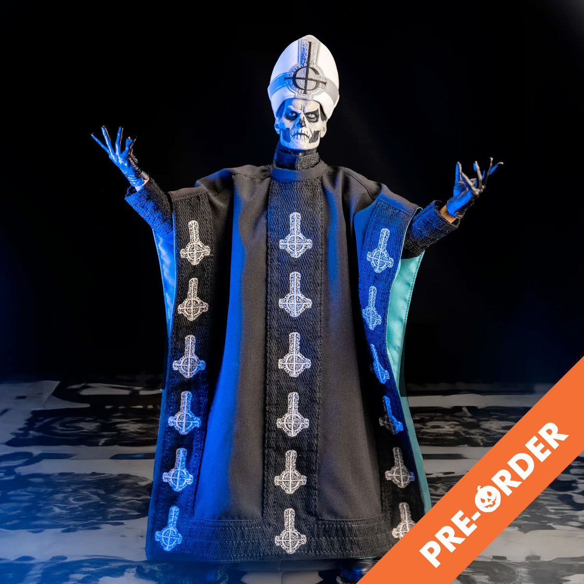Ghost Papa Emeritus II Actionfigur – 1:6 Maßstab, 30,5 Cm, über 30 Gelenke, Offiziell Lizenziert