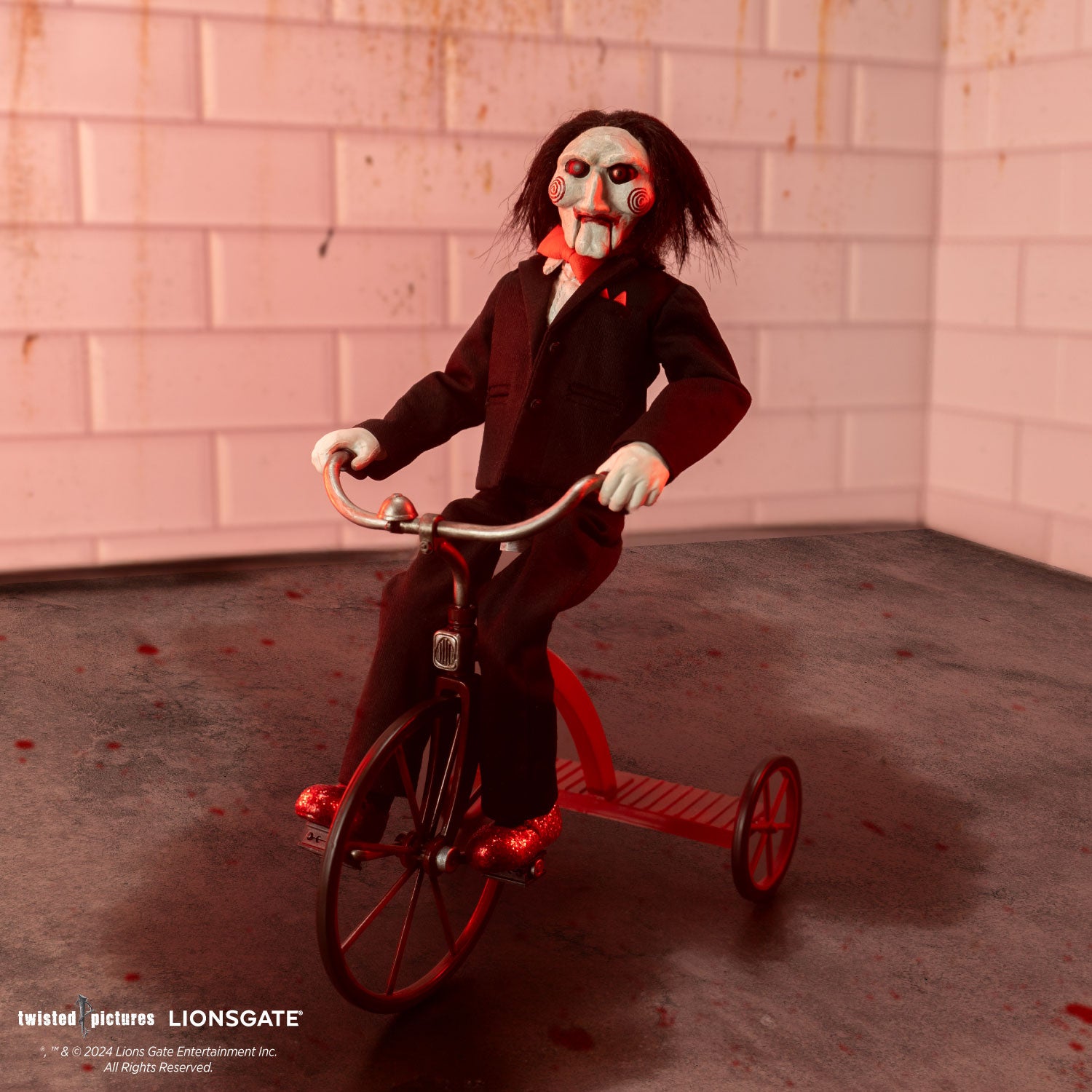 Saw Billy Puppet with Tricycle 1:6 Action Figure – Trick Or