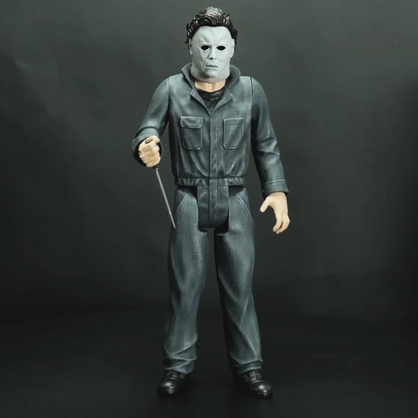 360 degree video of Giant Size Michael Myers figure.