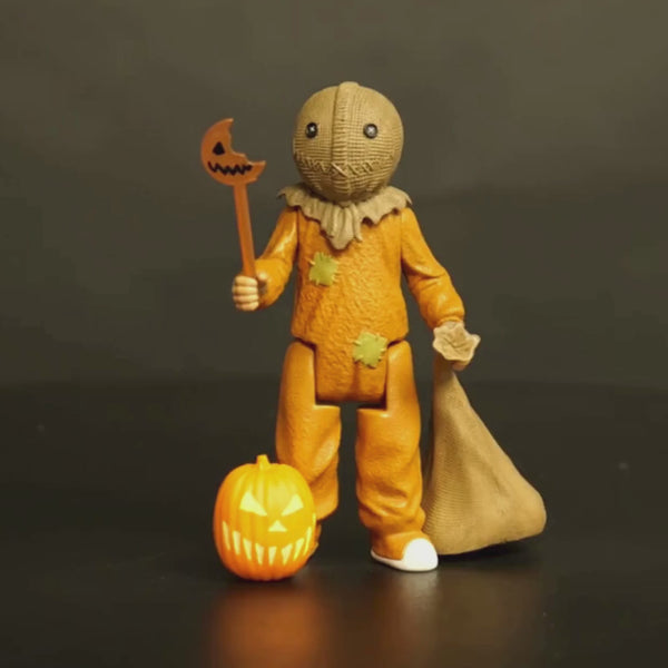 360 degree video of Sam figure.