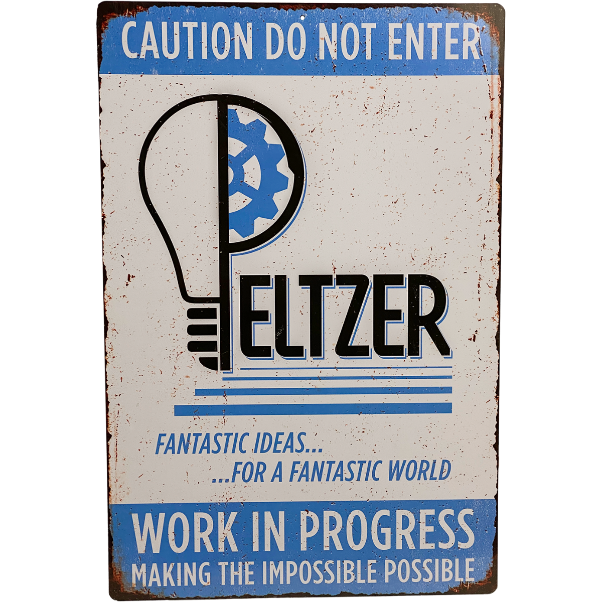 Gremlins Peltzer Metal Sign Trick Or Treat Studios