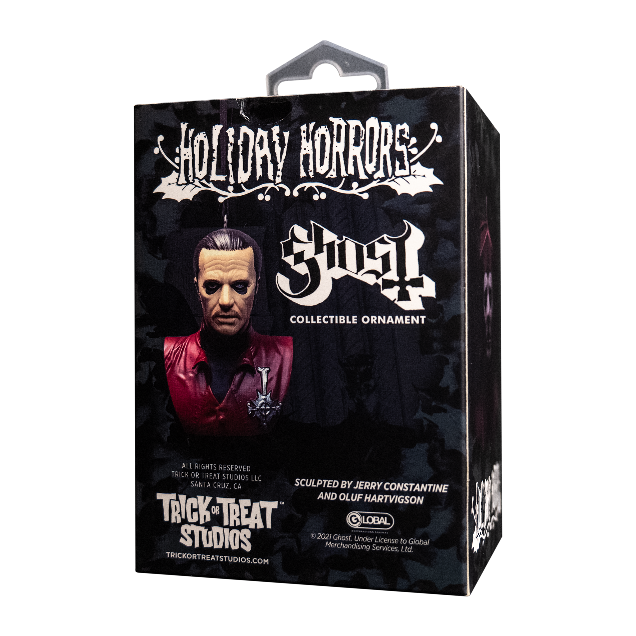 ORNAMENT - GHOST - CARDINAL COPIA – Trick Or Treat Studios