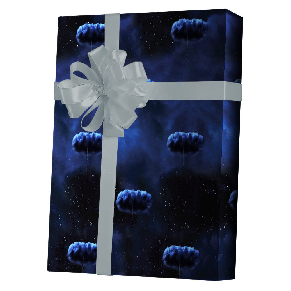 Cloud online wrapping paper